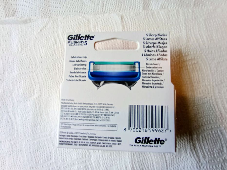 Gillette Fusion 5 Clasic Wkłady Ostrza wymienne 21 szt.