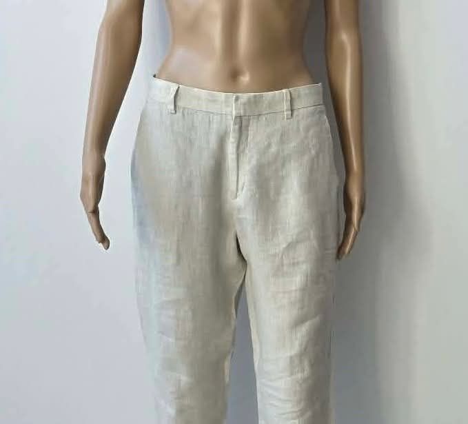 H&M premium 100%Lniane spodnie uniseks M/XXL