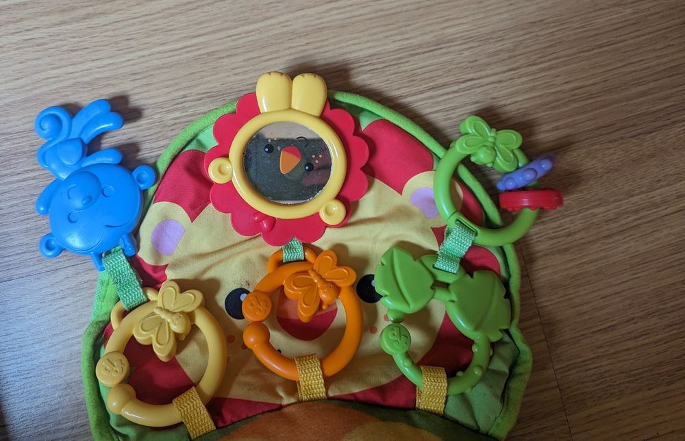 Almofada brinquedo ginásio fisher price