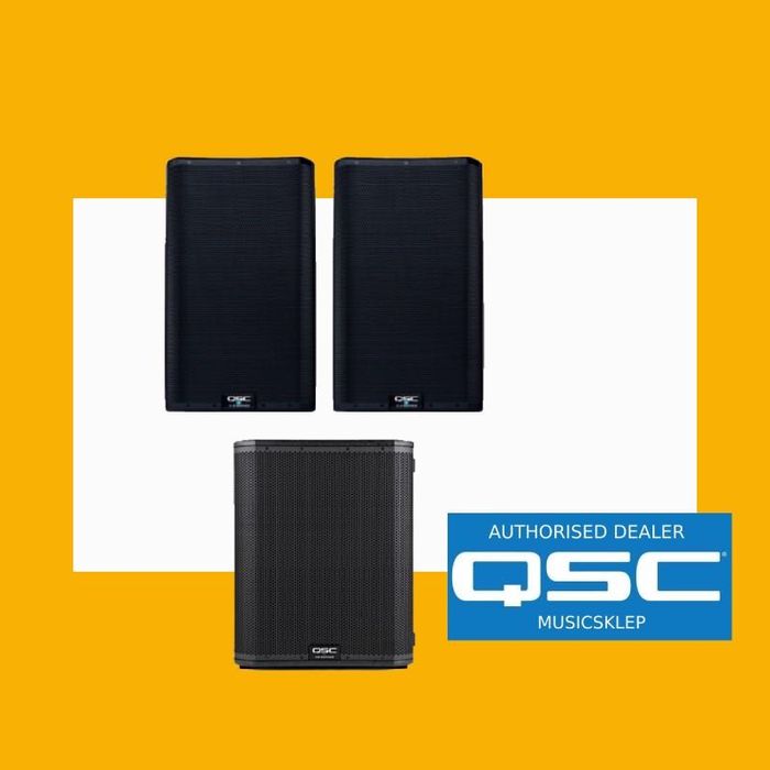 QSC K12.2 x2 i KS118 SUB zestaw aktywny
