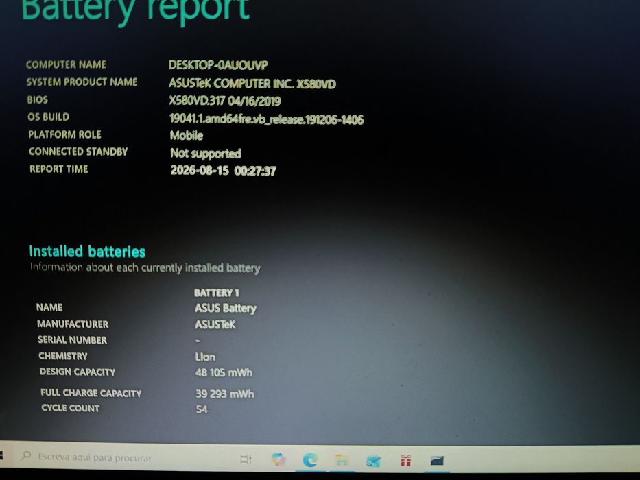 Asus Vivobook Pro N580VD