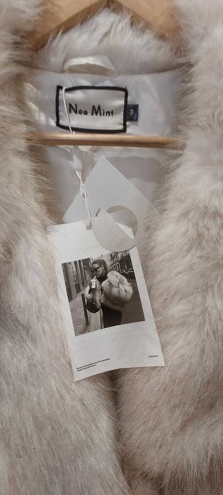 Kurtka futerko lama ciepla puszysta rozmiar M