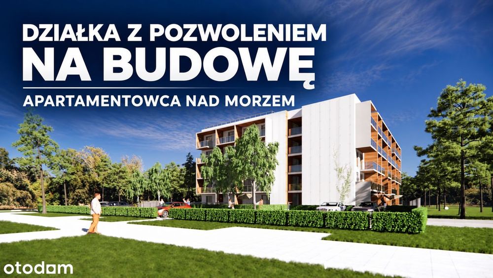 Dąbki | inwestycja 480 m od morza | projekt i pozwolenie na budowę