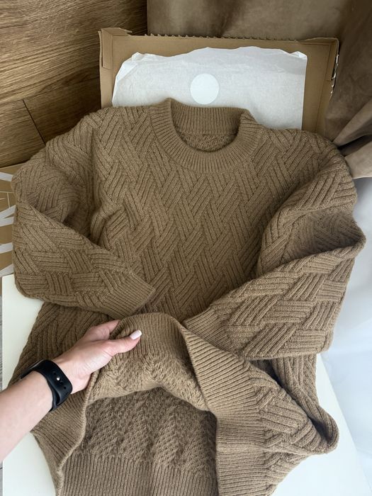 Светр вʼязаний теплий с м