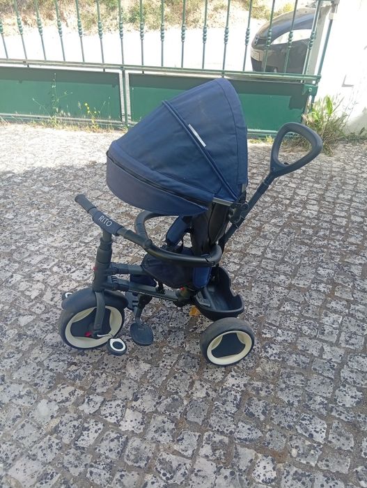 Triclo para bebe com guiador parental