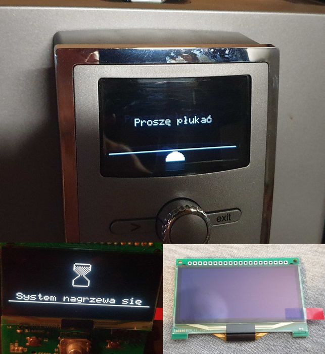 Panel / Wyświetlacz OLED - ekspres NIVONA typ 691 NICR 830, 40 i 50