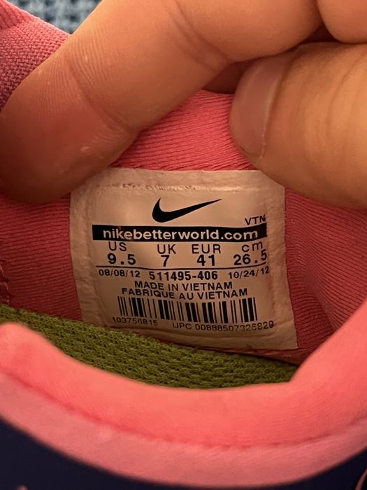 Кросівки Nike Free Run 3.0 V4 Deep Royal Blue Pink 41 розмір
