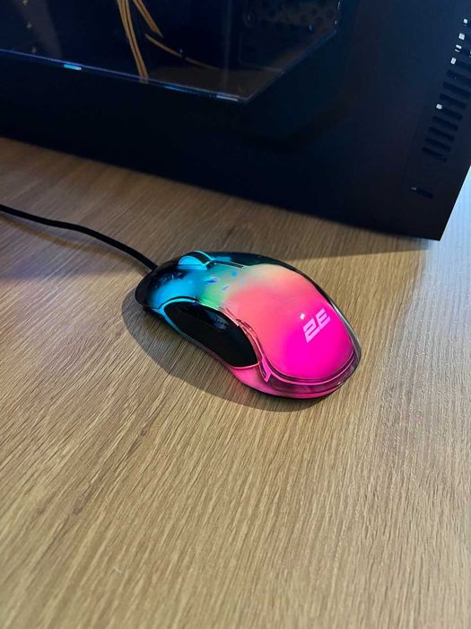 Ігрова миша 2E MG345 RGB USB Transparent (2E-MG345TR)