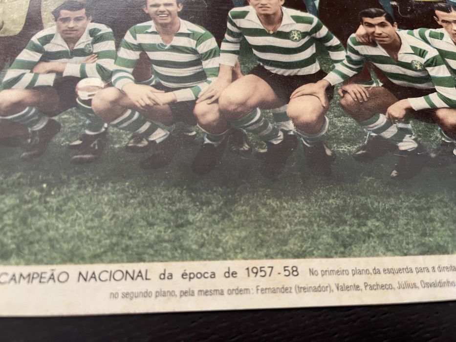 Vintage mini posters equipas futebol épocas decada 50