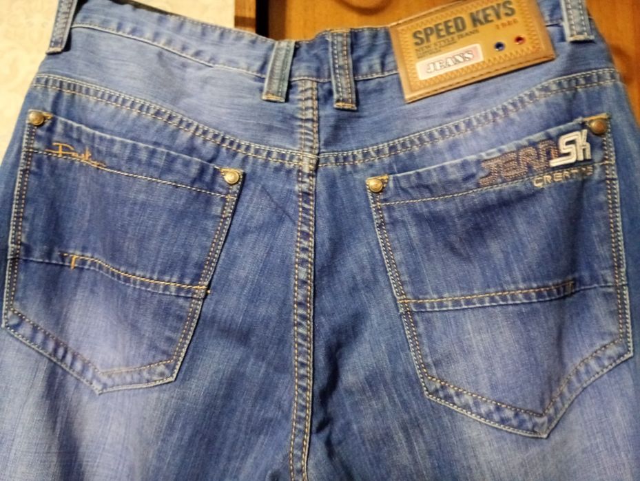 Мужские джинсы брюки 34 L 48 размер