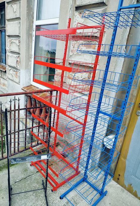 Stojak  regał koszowy 2 szt  i 1 gratis cena za całość