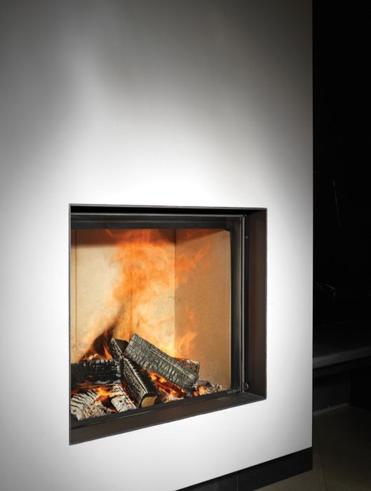 Камінна топка Kalfire W60/51F c прямим склом c підйомним механізмом