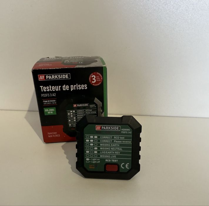 Тестер електричних розеток PARKSIDE® PSSFS 3 A2,