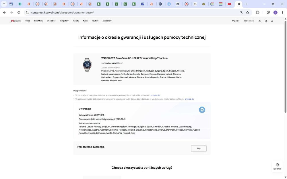 HUAWEI WATCH GT 5 PRO elite 46mm NOWY NIEUZYWANY gwar.24M!komplet