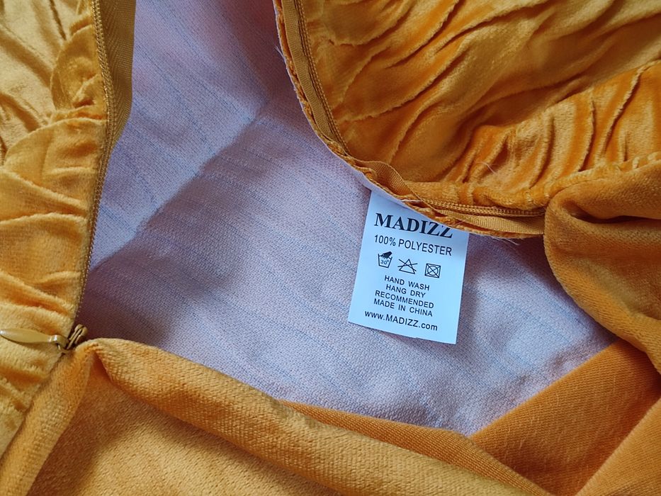 Madizz - 2 aksamitne poszewki dekoracyjne na poduszki, 30x50