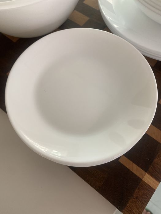 Servico de mesa vidro branco