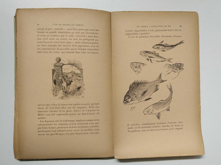 livro: "L'art de peindre les animaux a l'aquarelle" (1938)