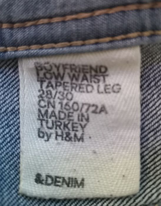 Spodnie Boyfriend roz,. 28/30