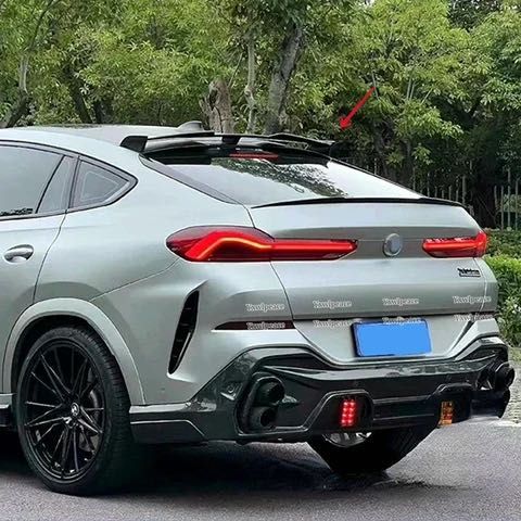 Спойлер BMW X6 G06 накладка на багажник ляду бленда козырек  стекло Х6