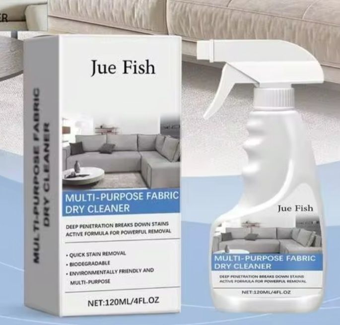 Spray Do Czyszczenia Tapicerki Mebli Dywanów Jue Fish 120 ml Nowy
