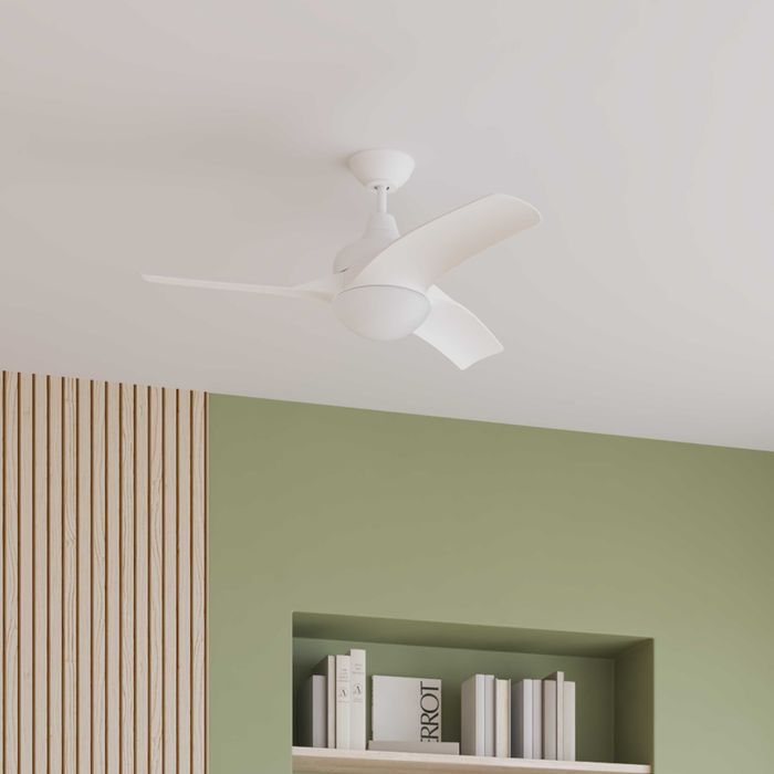 Ventoínha de teto LED 3 lâminas Inspire Aruba 112 cm E27