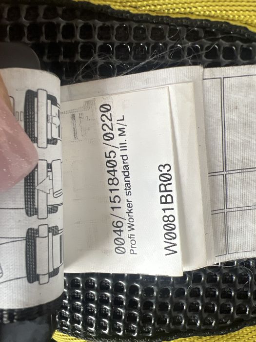 Uprząż do pracy na wysokości  singing rock PROFI WORKER 3D