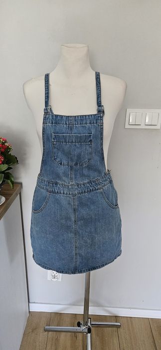 Ogrodniczki stradivarius s niebieskie letnie