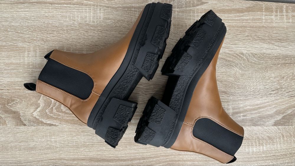 Челсі, ботинки, черевики коричневі Zara 36/37 розмір