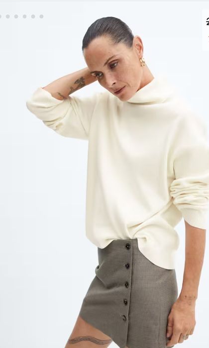 Светр-водолазка oversize Mango