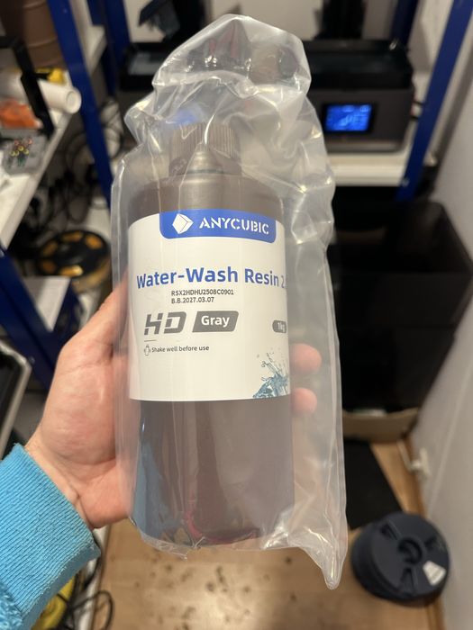 Zywica Anycubic Water Washable HD Grey