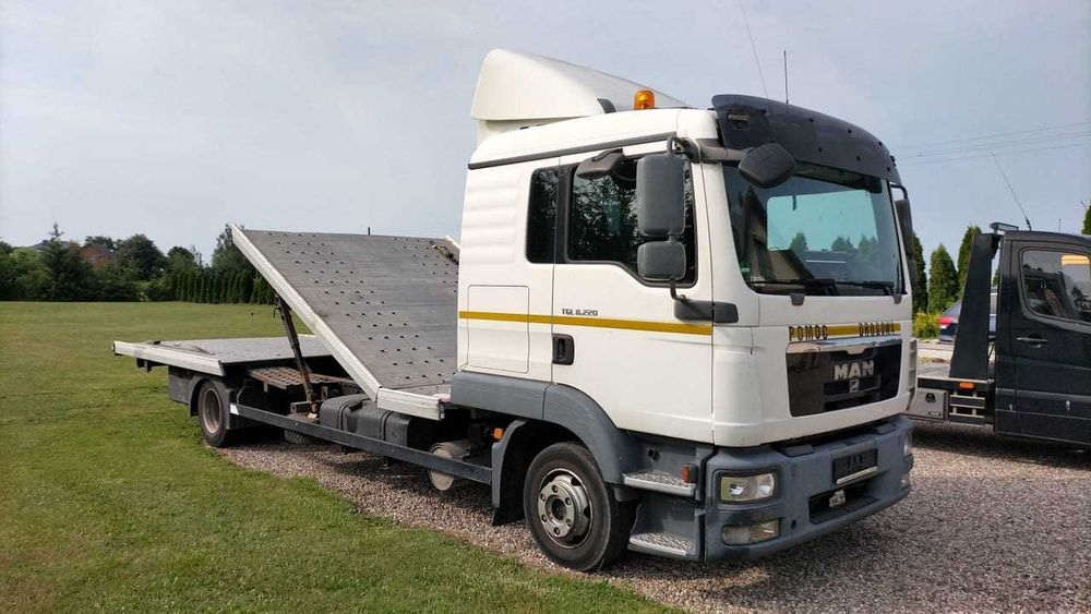 MAN TGL 8.220 Pomoc Drogowa Deska Lohr Autotransporter ZESTAW Zamiana