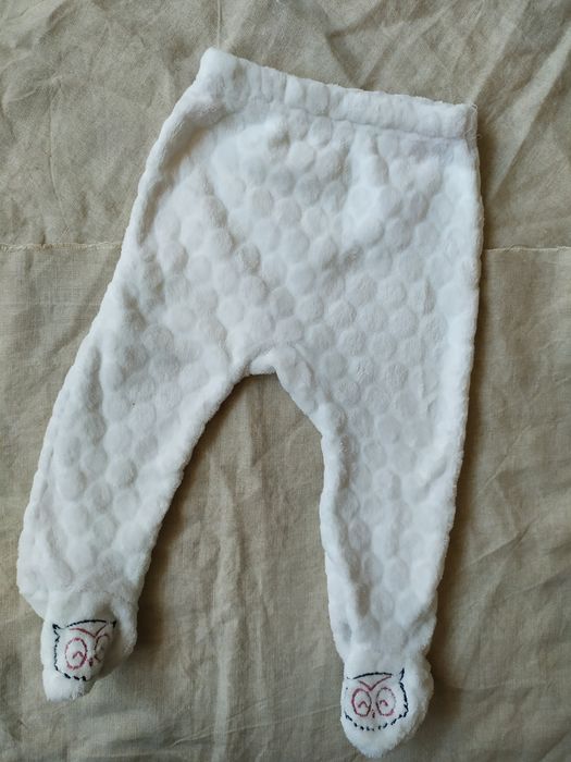 Połśpiochy niemowlęce białe grube Pepco 80