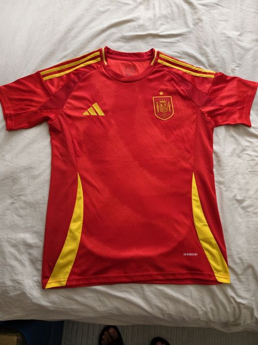 Koszulka piłkarska drużyny Hiszpanii ADIDAS domowa * rozm M * stan idealny jak nowa *
