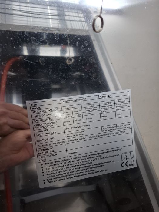 Parasol grzewczy 13kw, Nowy, Okazja! MalTec, pokrowiec