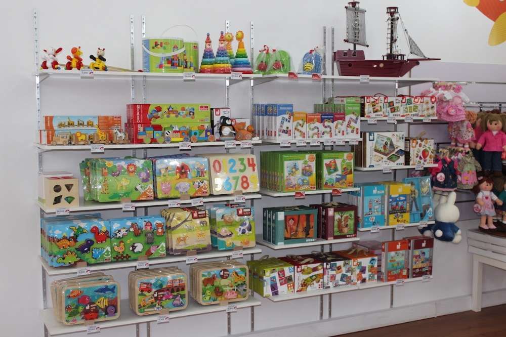 Estrutura para colocar prateleiras de exposição. Ideal para lojas