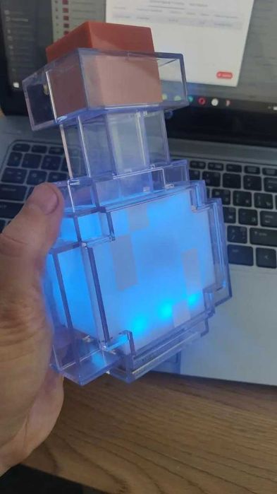 Нічник ОРИГІНАЛ Led Каганець Пляшка з зіллям Minecraft | Майнкрафт