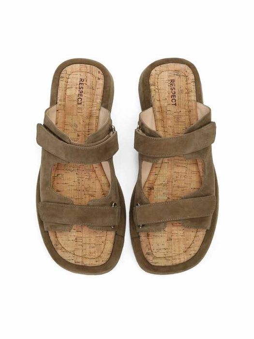 Замшеві шльопанці Respect