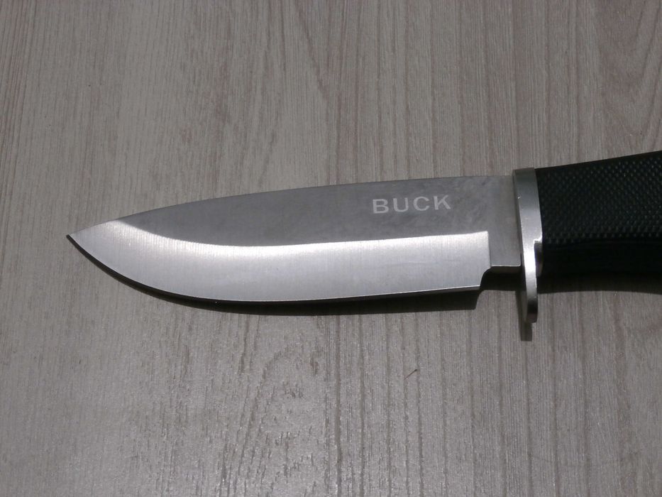 Мисливський,туристичний ніж Buck Knives 1902 22см Silver/Black в чехлі