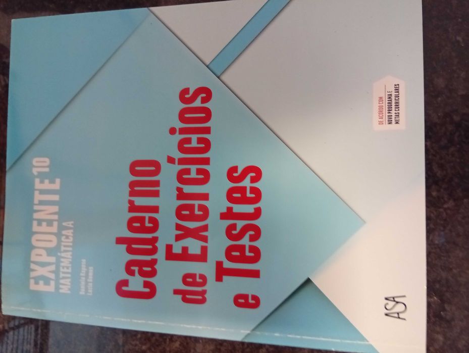 Livros de exercícios de matemática A