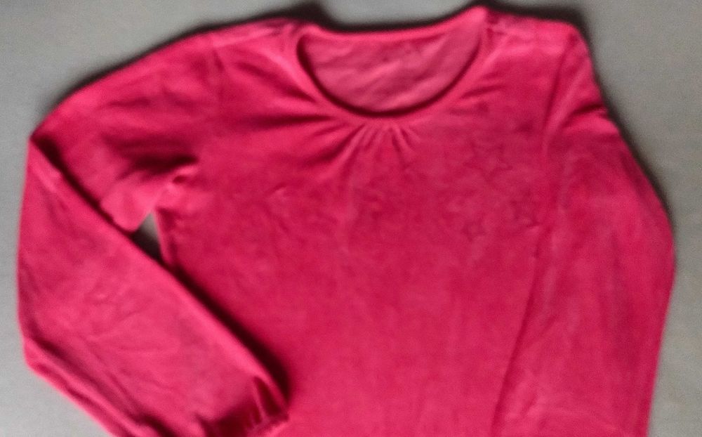 * Ciepła koszula nocna dla dziewczynki  z weluru * Tchibo * 146-152 cm