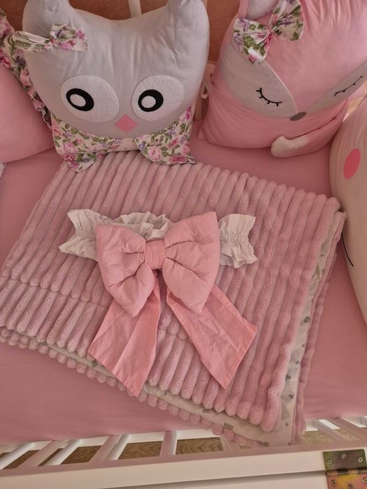 Дитяче ліжечко маятник, матрац та бортики