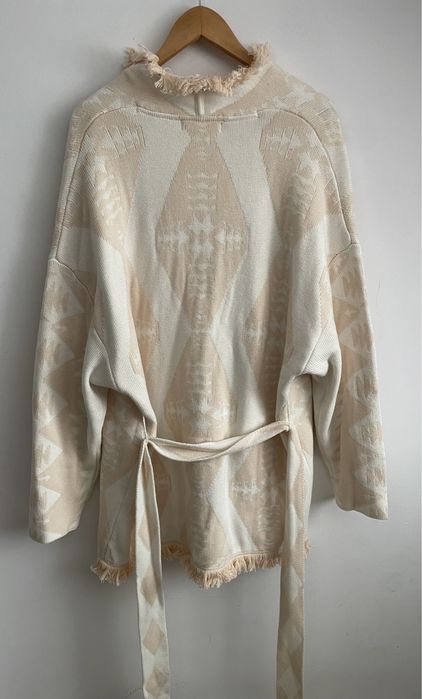 Love Lolita ciepły kardigan boho style z wiązaniem