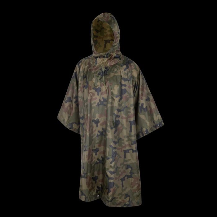 Poncho Przeciwdeszczowe US Helikon Woodland PL/ Pantera