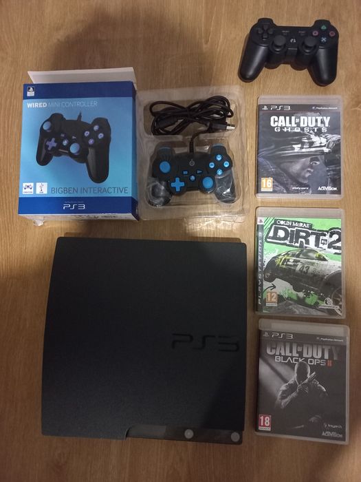 Ps3 slim com jogos