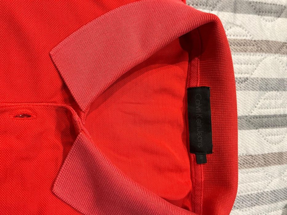 Polo homem vermelho calvin klein