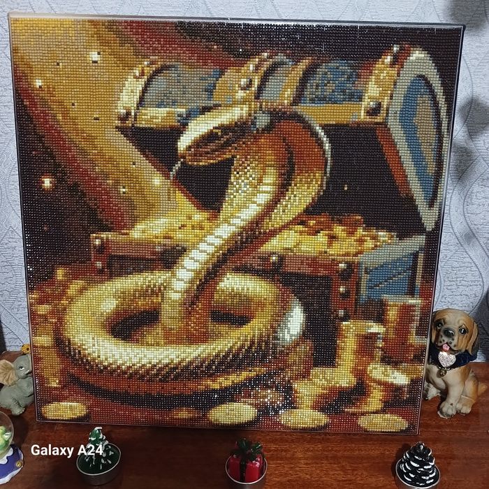 Діамантова мозаїка.  Грошовий магніт.