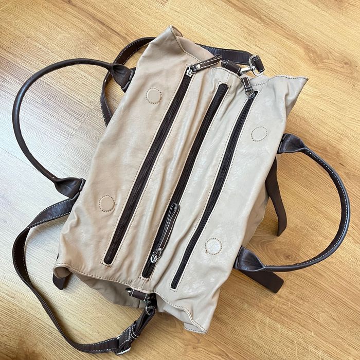 Torba torebka włoska w stylu vintage przegródki na zamek