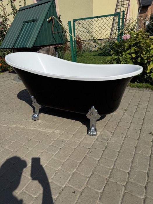 Ванна на левових лапах 161 см ретро ванна (00207+)