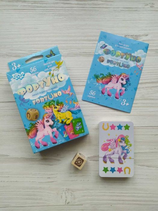 Игры Danko Toys Фортуно-Fortuno, 3D Zoo, Cute Unicorns
