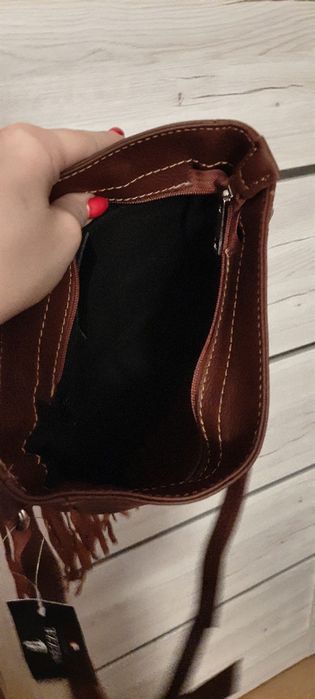 Nowa listonoszka Vezze brąz fredzle